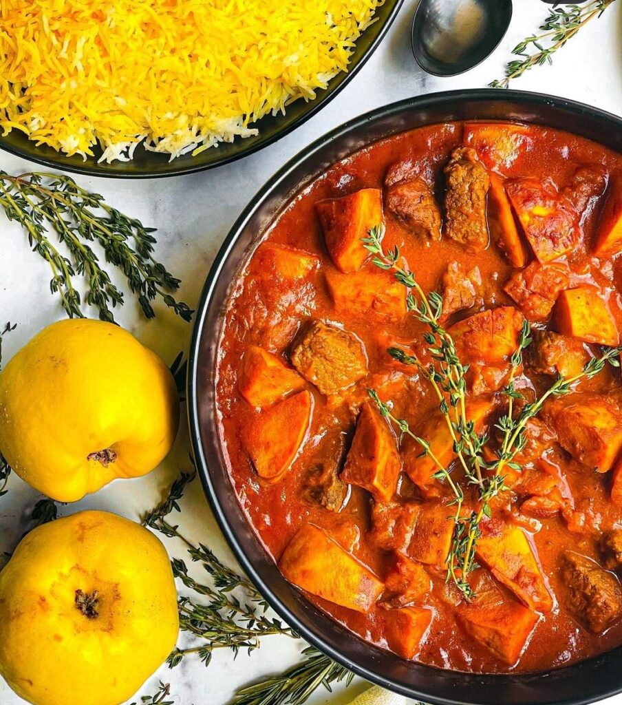 به الو - خورشت به الو