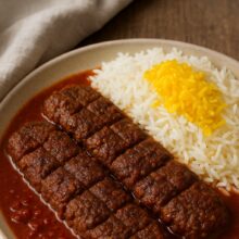 تهیه کباب تابه ای