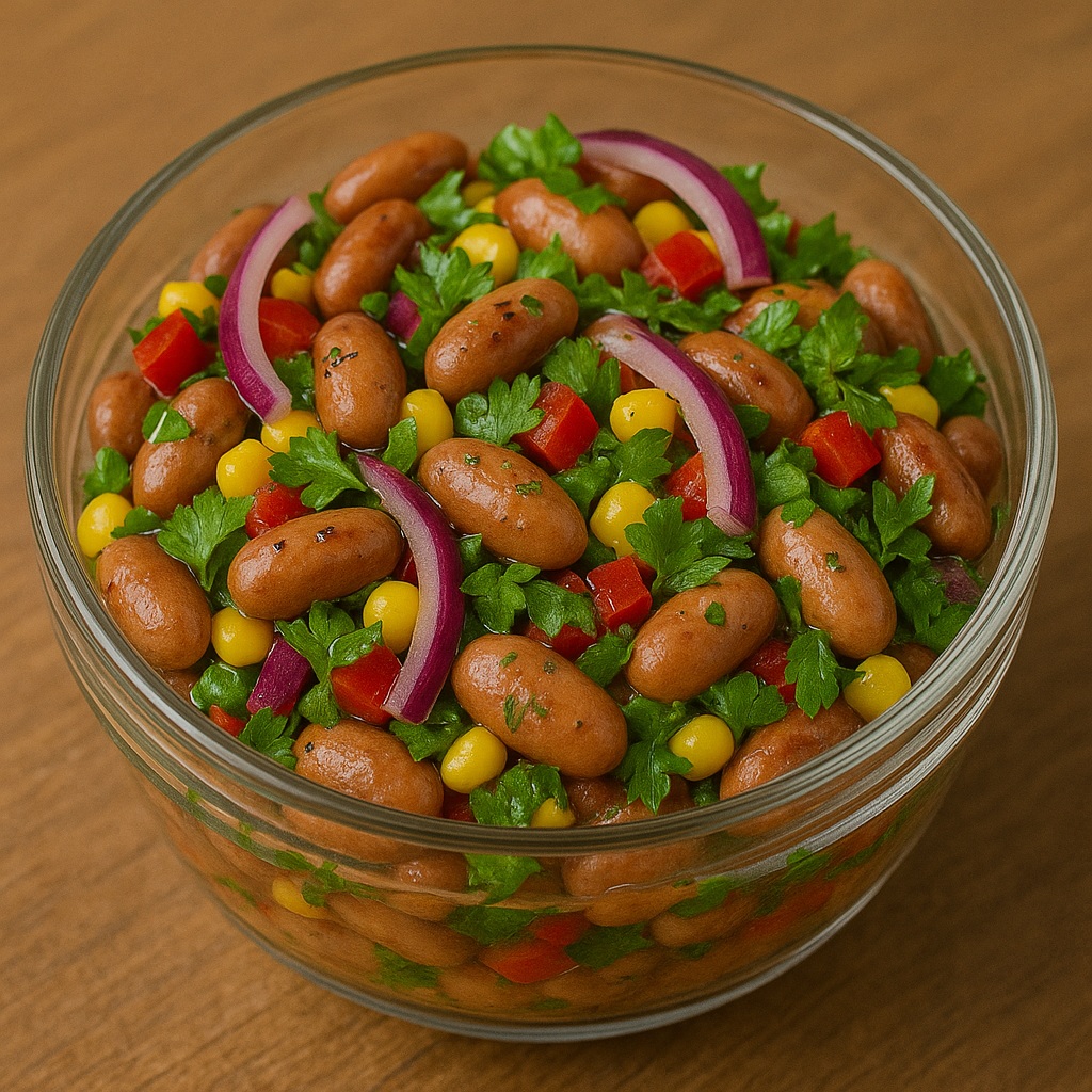سالاد لوبیا چیتی